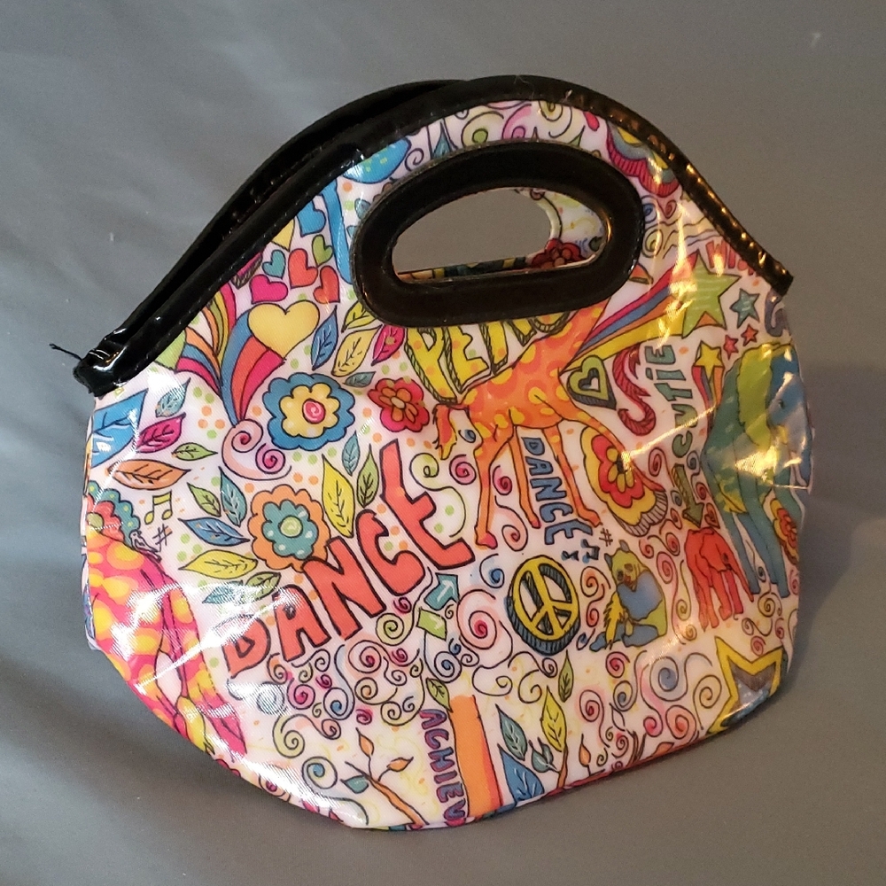 Brownie Graphic Lunch Bag with Cutout Handles Soft Vynl